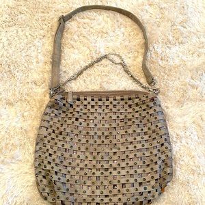 Eye catching stud crossbody